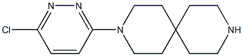 3-(6-CHLOROPYRIDAZIN-3-YL)-3,9-DIAZASPIRO[5.5]UNDECANE Struktur