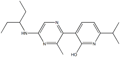 3-[5-(1-ETHYL-PROPYLAMINO)-3-METHYL-PYRAZIN-2-YL]-6-ISOPROPYL-PYRIDIN-2-OL