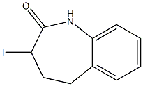 3-IODO-1,3,4,5-TETRAHYDRO-2H-1-BENZAZEPIN-2-ONE Struktur