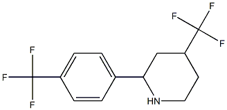 4-(TRIFLUOROMETHYL)-2-[4-(TRIFLUOROMETHYL)PHENYL]PIPERIDINE Structure