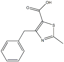 4-BENZYL-2-METHYL-1,3-THIAZOLE-5-CARBOXYLIC ACID 结构式