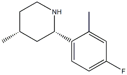 CIS-2-(4-FLUORO-2-METHYLPHENYL)-4-METHYLPIPERIDINE