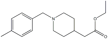 ETHYL [1-(4-METHYLBENZYL)PIPERIDIN-4-YL]ACETATE Structure
