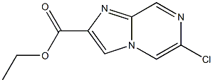 ETHYL 6-CHLOROIMIDAZO[1,2-A]PYRAZINE-2-CARBOXYLATE Structure