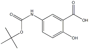 Boc-5-Amino Salicylic Acid Structure