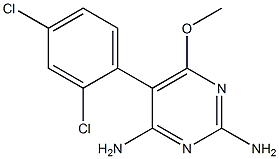 5-(2,4-dichlorophenyl)-6-methoxypyrimidine-2,4-diamine