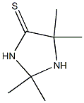 2,2,5,5-tetramethyltetrahydro-4H-imidazole-4-thione 结构式