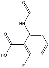2-(acetylamino)-6-fluorobenzoic acid