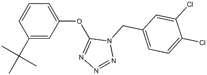 3-(tert-butyl)phenyl 1-(3,4-dichlorobenzyl)-1H-1,2,3,4-tetraazol-5-yl ether