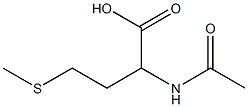 2-(acetylamino)-4-(methylthio)butanoic acid Structure