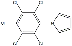 1-(2,3,4,5,6-pentachlorophenyl)-1H-pyrrole Struktur