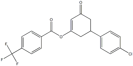 5-(4-chlorophenyl)-3-oxocyclohex-1-enyl 4-(trifluoromethyl)benzoate