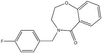 4-(4-fluorobenzyl)-3,4-dihydro-1,4-benzoxazepin-5(2H)-one