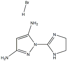 2-(3,5-Diaminopyrazolyl)-4,5-dihydroimidazole hydrobromide Struktur