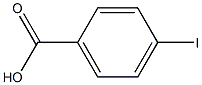 4-lodobenzoic acid Struktur