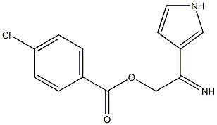3-{[(4-chlorobenzoyl)oxy]ethanimidoyl}-1H-pyrrole Structure