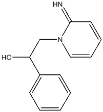 2-(2-imino-1,2-dihydropyridin-1-yl)-1-phenylethan-1-ol 结构式