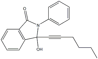 3-(1-hexynyl)-3-hydroxy-2-phenyl-1-isoindolinone|