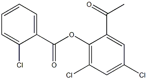 2-acetyl-4,6-dichlorophenyl 2-chlorobenzoate