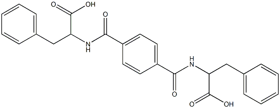 2-[(4-{[(1-carboxy-2-phenylethyl)amino]carbonyl}benzoyl)amino]-3-phenylpropanoic acid Structure