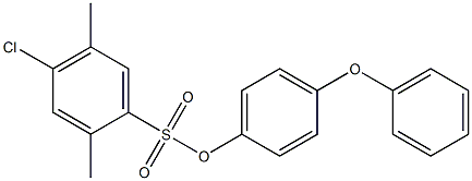 4-phenoxyphenyl 4-chloro-2,5-dimethylbenzene-1-sulfonate
