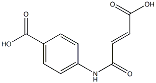 4-{[(E)-3-carboxy-2-propenoyl]amino}benzenecarboxylic acid Structure