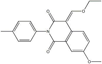 4-(ethoxymethylidene)-7-methoxy-2-(4-methylphenyl)-1,2,3,4-tetrahydroisoquinoline-1,3-dione