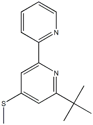 2-(tert-butyl)-4-(methylthio)-6-(2-pyridyl)pyridine