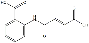 2-{[(E)-3-carboxy-2-propenoyl]amino}benzenecarboxylic acid Struktur