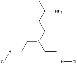 N-(3-aminobutyl)-N,N-diethylamine dihydrochloride 化学構造式