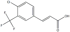 (2E)-3-[4-chloro-3-(trifluoromethyl)phenyl]acrylic acid
