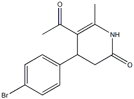5-acetyl-4-(4-bromophenyl)-6-methyl-3,4-dihydro-2(1H)-pyridinone|