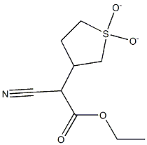 ETHYL CYANO(1,1-DIOXIDOTETRAHYDROTHIEN-3-YL)ACETATE, , 结构式