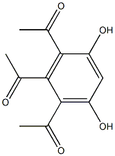 1-(2,3-diacetyl-4,6-dihydroxyphenyl)ethan-1-one 结构式