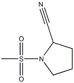 1-(methylsulfonyl)pyrrolidine-2-carbonitrile Structure