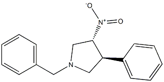 Trans (+/-) 1-Benzyl-3-Nitro-4-Phenylpyrrolidine Struktur