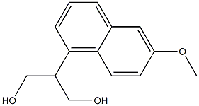 2-(6-Methoxynaphthalen-1-Yl)Propane-1,3-Diol Struktur