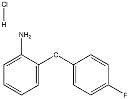 2-(4-Fluorophenoxy)aniline hydrochloride Structure