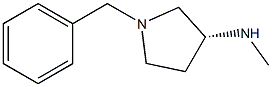 (R)-1-benzyl-N-methylpyrrolidin-3-amine Struktur