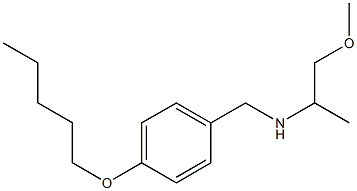 (1-methoxypropan-2-yl)({[4-(pentyloxy)phenyl]methyl})amine