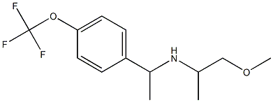 (1-methoxypropan-2-yl)({1-[4-(trifluoromethoxy)phenyl]ethyl})amine