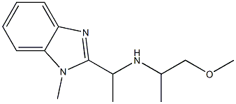(1-methoxypropan-2-yl)[1-(1-methyl-1H-1,3-benzodiazol-2-yl)ethyl]amine
