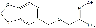(1Z)-2-(1,3-benzodioxol-5-ylmethoxy)-N'-hydroxyethanimidamide