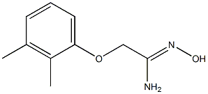(1Z)-2-(2,3-dimethylphenoxy)-N'-hydroxyethanimidamide Structure