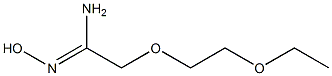 (1Z)-2-(2-ethoxyethoxy)-N'-hydroxyethanimidamide Structure