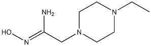 (1Z)-2-(4-ethylpiperazin-1-yl)-N'-hydroxyethanimidamide Structure