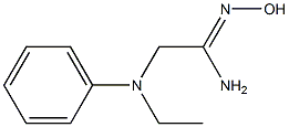 (1Z)-2-[ethyl(phenyl)amino]-N'-hydroxyethanimidamide