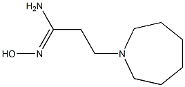 (1Z)-3-azepan-1-yl-N'-hydroxypropanimidamide Structure