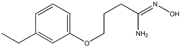 (1Z)-4-(3-ethylphenoxy)-N'-hydroxybutanimidamide