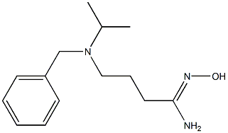 (1Z)-4-[benzyl(isopropyl)amino]-N'-hydroxybutanimidamide